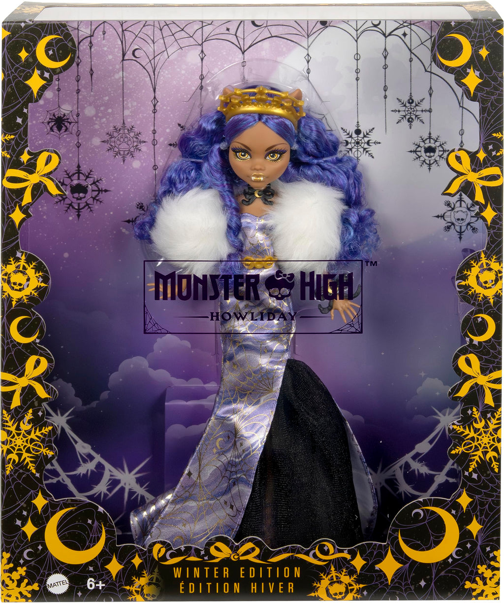 Winter Edition Doll in ICY Lavender Gown with Furry Boa & Accessories I3337