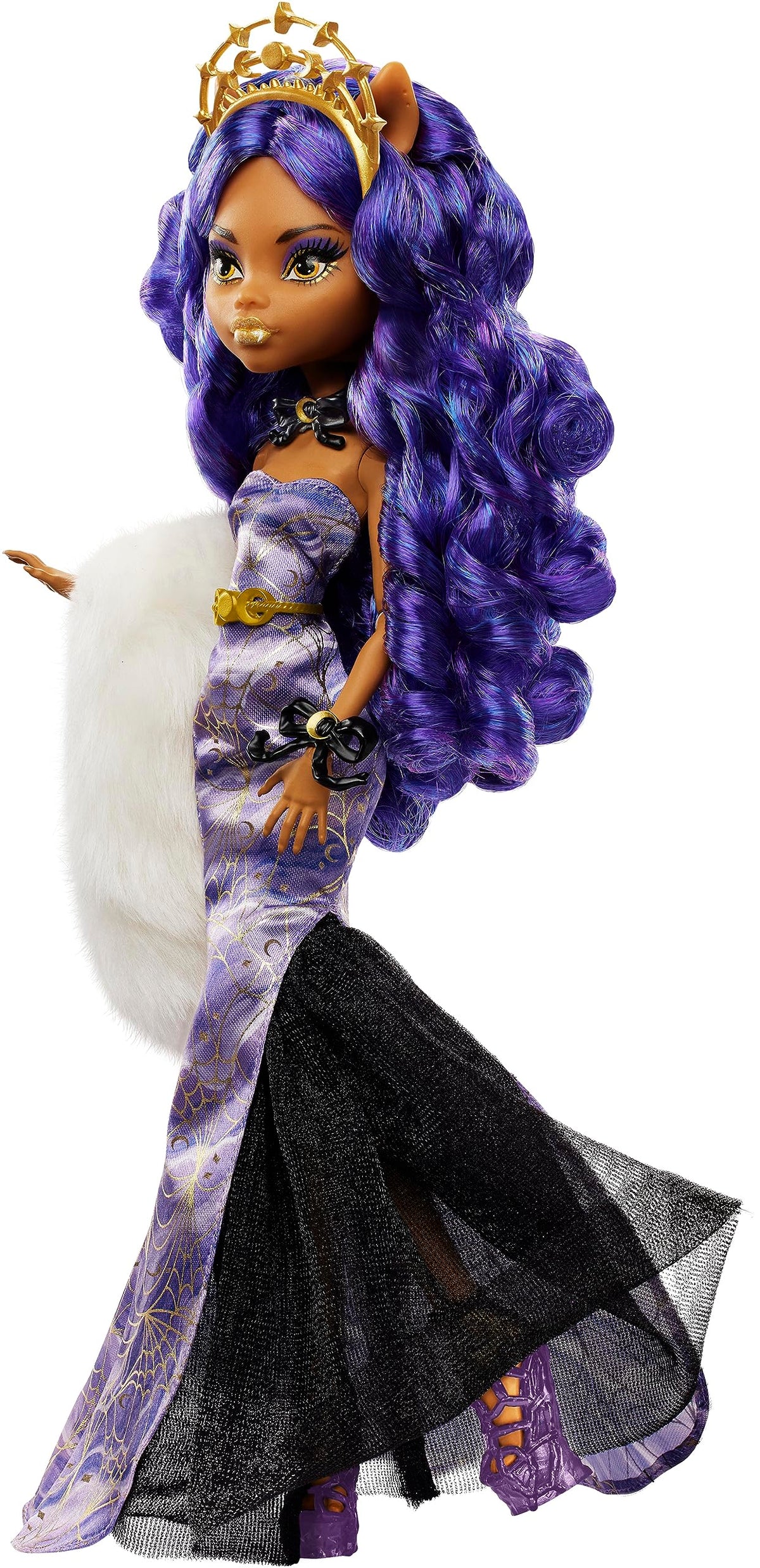 Winter Edition Doll in ICY Lavender Gown with Furry Boa & Accessories I3337