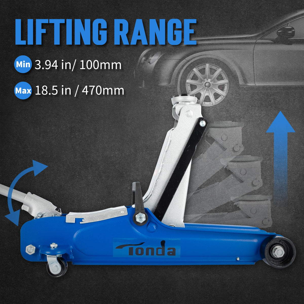 2.5 Ton Low Profile Hydraulic Floor Jack H99890